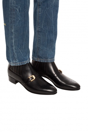 Logo-printed ankle boots, zdjęcie 2 Logo-printed ankle boots od Gucci